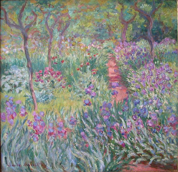 Claude Monet The Artist's Garden at Giverny.